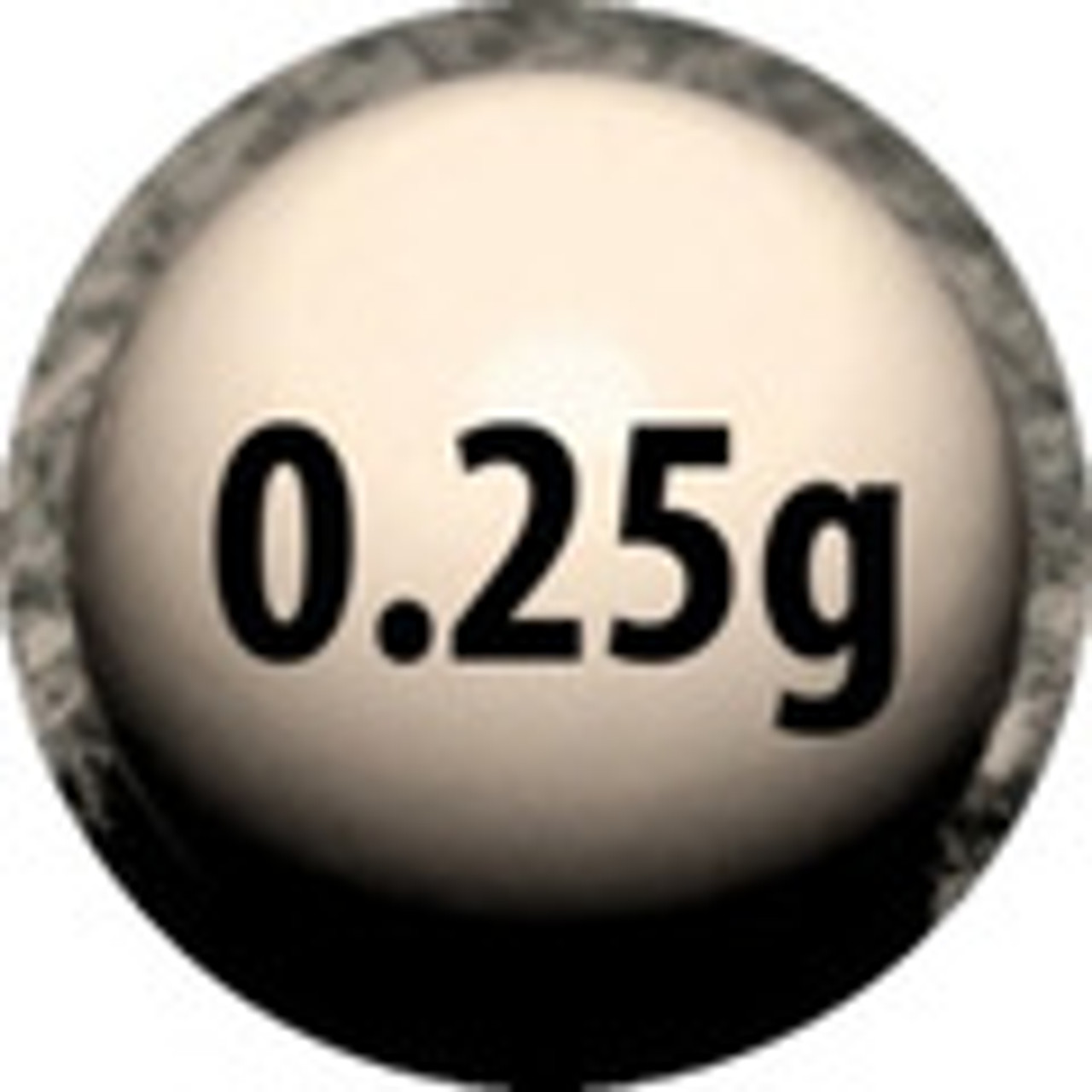 0.25 gram 0.25 gram